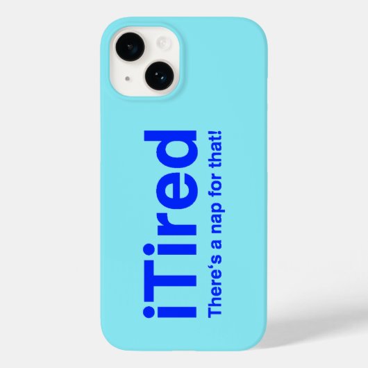 それは疲れた昼寝だ Case-Mate iPhoneケース (裏面)