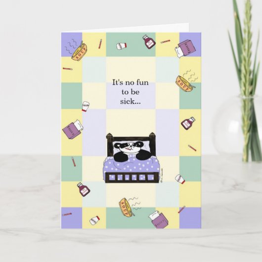 それは病気であるおもしろいではないです-よく得て下さい カード (正面)