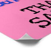 それは皮肉なポおもしろいスターサインだ ポスター (角)