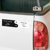 それは禅でした バンパーステッカー (トラック上)