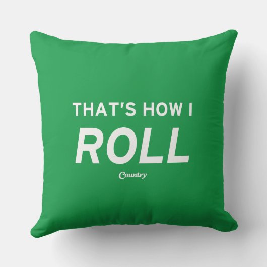 それは私がいかに転がるかです クッション (裏面)