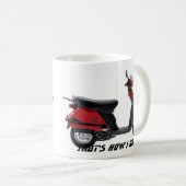 それは私がいかに転がるかです コーヒーマグカップ (正面右)