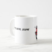 それは私がいかに転がるかです コーヒーマグカップ (正面左)