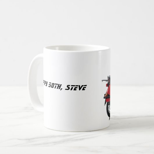 それは私がいかに転がるかです コーヒーマグカップ (正面左)