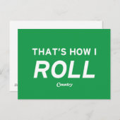 それは私がいかに転がるかです ポストカード (正面/裏面)