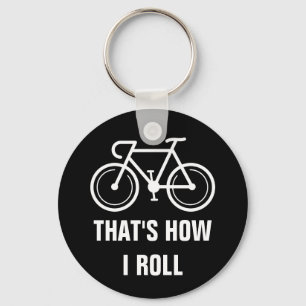 それは私がおもしろいなbicyleボタンのkeychainをいかに転がるかです キーホルダー