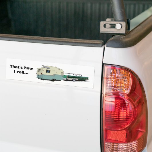 それは私がバンパーステッカーをいかに転がるかです バンパーステッカー (トラック上)