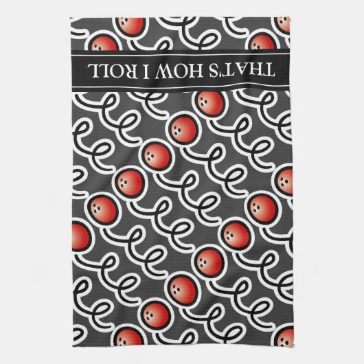 それは私がボウリングをする人、クリケットの投手のためのボーリング・ボールタオルをいかに転がるかです キッチンタオル (縦)