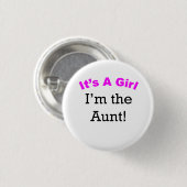 それは私が叔母さんの女の子です 缶バッジ (正面&裏面)