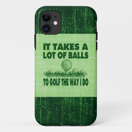 それは私が方法をゴルフをするために多くの球を取ります Case-Mate iPhoneケース (裏面)