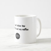 それは私が私のコーヒーを食べたまでBoker Tovではないです コーヒーマグカップ (正面右)