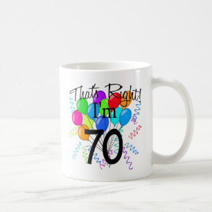 それは私が70才-誕生日の権利です コーヒーマグカップ