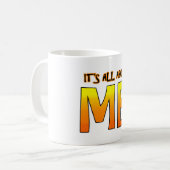 それは私について完全にあります コーヒーマグカップ (正面左)