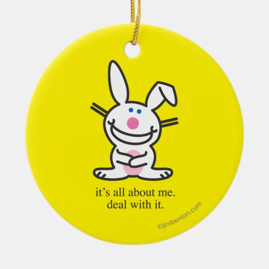それは私について完全にあります セラミックオーナメント (正面)