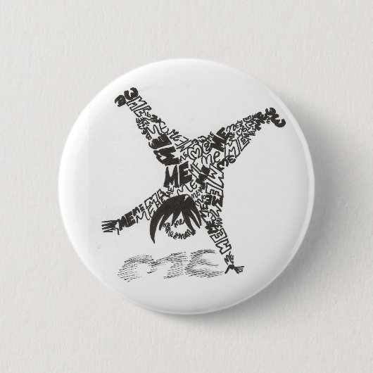 それは私について完全にあります! 缶バッジ (正面)