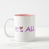 それは私について完全にマグです ツートーンマグカップ (左)