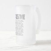 それは私にギリシャ語曇らしましたビールガラスをです フロストグラスビールジョッキ (正面右)