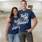 それは私のシニアのバレーボールのジャージー番号と名前である Tシャツ