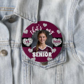 それは私のシニアのバレーボール選手のボタンだ 缶バッジ (インサイチュ)