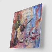 それは私のパーティーです スクエア壁時計 (傾斜)