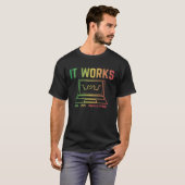それは私のマシンプログラマーの言おもしろい訳Regで動作する Tシャツ (正面フル)