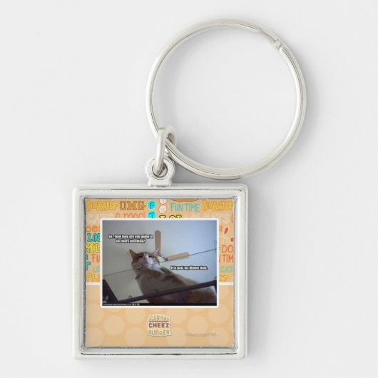 それは私の夕食時を過ぎてあります キーホルダー (正面)