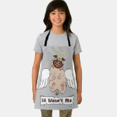 それは私の天使のパグの引用文ではなかったおもしろい エプロン (インサイチュ)