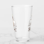 それは私の天使のパグの引用文ではなかったおもしろい タンブラーグラス (右)