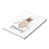 それは私の天使のパグの引用文ではなかったおもしろい ノートパッド (回転)