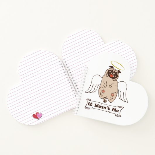 それは私の天使のパグの引用文ではなかったおもしろい ノートブック (内部)