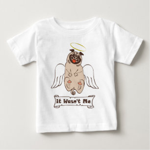 それは私の天使のパグの引用文ではなかったおもしろい ベビーTシャツ