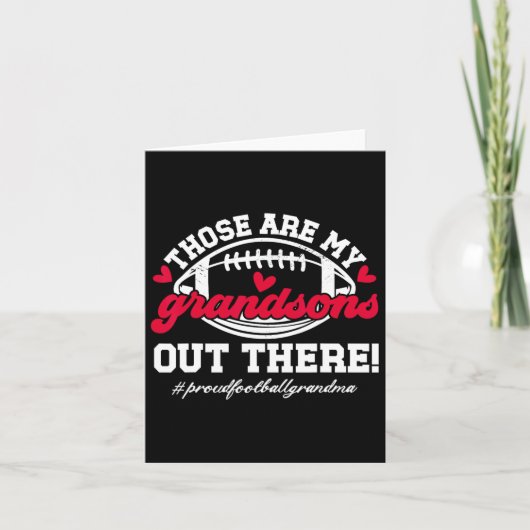 それは私の孫のフットボール グランマ・オブ・ア・フットボール カード (正面)