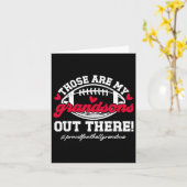 それは私の孫のフットボール グランマ・オブ・ア・フットボール カード (黄色い花)