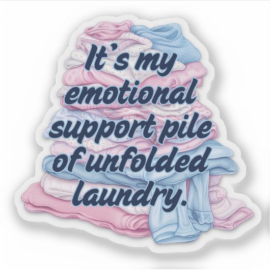 それは私の感情的なサポート洗濯だ シール (正面)