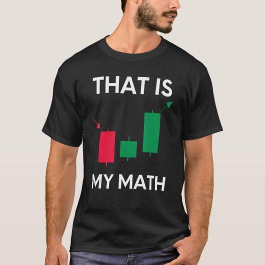 それは私の数学の日おもしろい取引の株式市場のTra Tシャツ (正面)