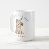 それは私の日犬マグカップおもしろいカスタム コーヒーマグカップ (正面左)