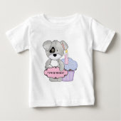 それは私の最初誕生日のTシャツです ベビーTシャツ (正面)