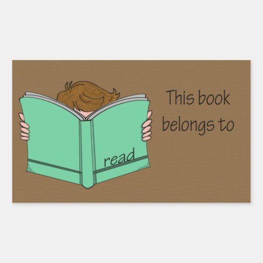 それは私の本1 長方形シール (正面)
