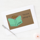 それは私の本1 長方形シール (封筒)