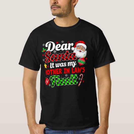 それは私の母の法違反の家庭のクリスマスおもしろいだった Tシャツ (正面)