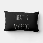 それは私の点の装飾用クッションです ランバークッション (裏面)