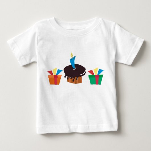 それは私の第1誕生日です ベビーTシャツ (正面)
