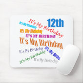 それは私の第12誕生日プレゼントです マウスパッド (マウス)