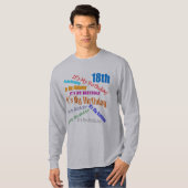 それは私の第18誕生日プレゼントです Tシャツ (正面フル)