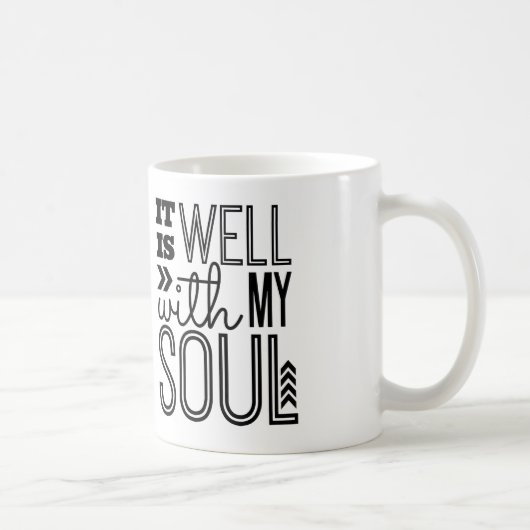 それは私の精神とよくあります コーヒーマグカップ (右)