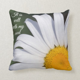 それは私の精神のオフセットのデイジーの装飾用クッションとよくあります クッション