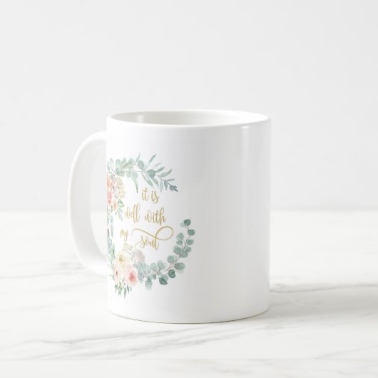 それは私の精神のコーヒー・マグとよくあります コーヒーマグカップ (正面左)