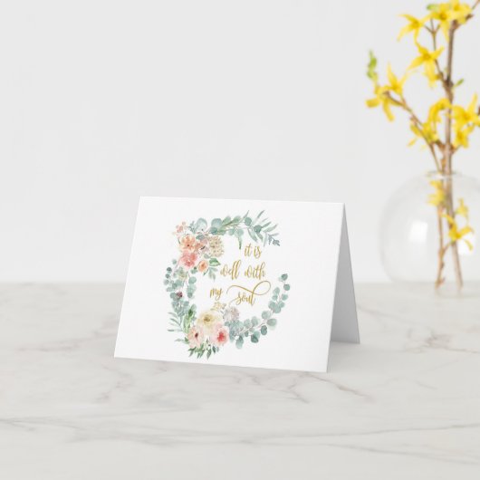 それは私の精神のメッセージカードとよくあります カード (黄色い花)