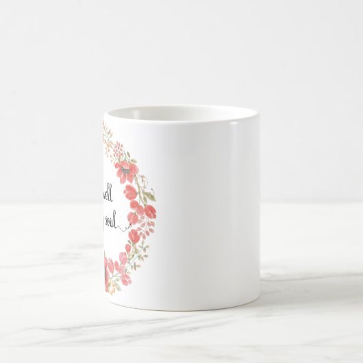 それは私の精神の賛美歌の引用文とよくあります コーヒーマグカップ (中央)