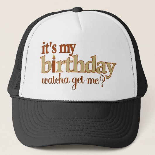 それは私の誕生日です キャップ (正面)